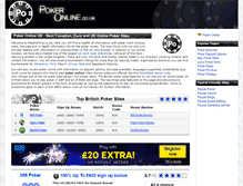 Tablet Screenshot of pokeronline.co.uk